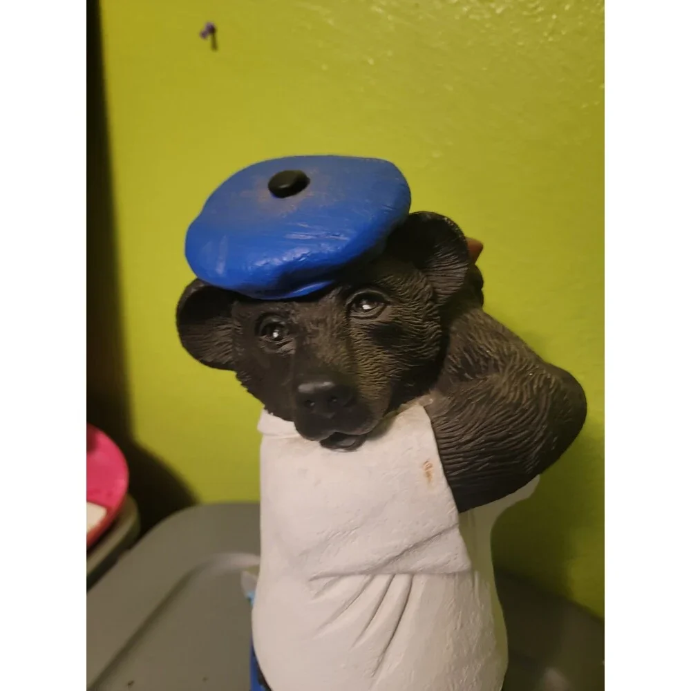 Black Bear Statue Resin 15